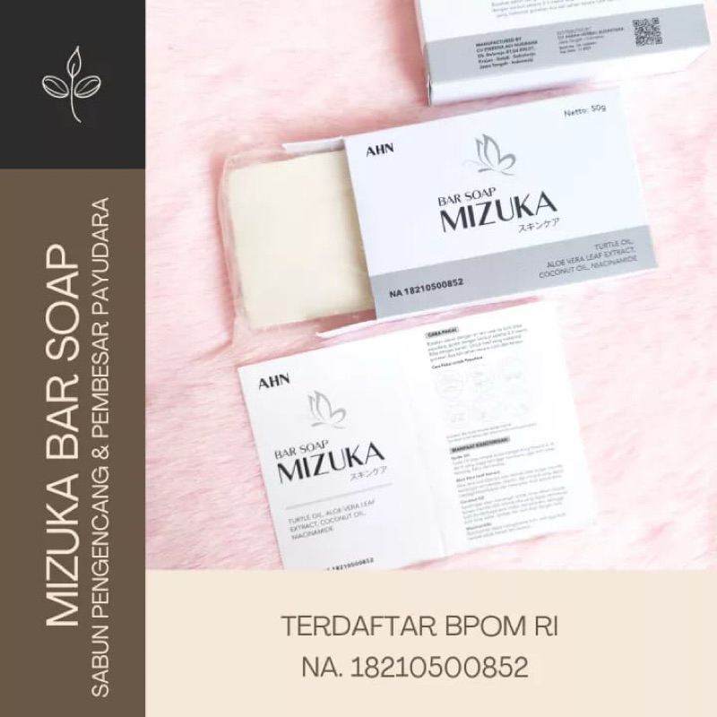MIZUKA BAR SOAP PEMBESAR PENGENCANG PAYUDARA 100% original BPOM .BISA COD PRIVASI AMAN