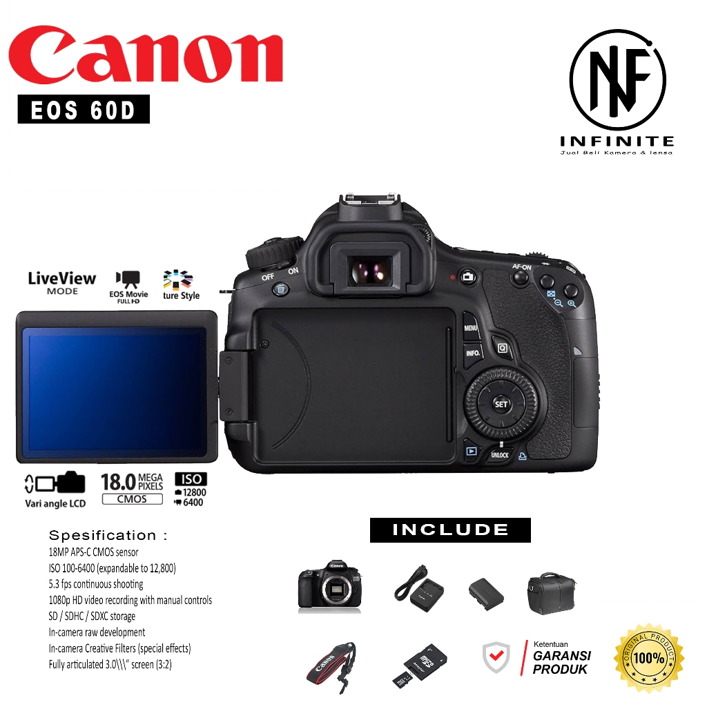 CANON EOS 60D BODY ONLY