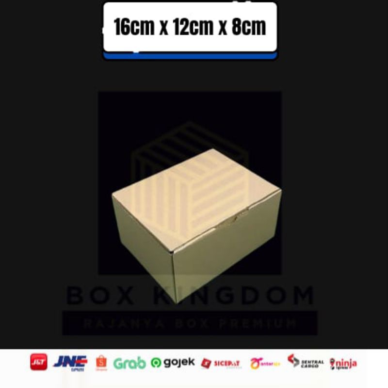 

Kardus Karton Uk, 16x12x8cm...Die Cut untuk packing - aksesoris - dll