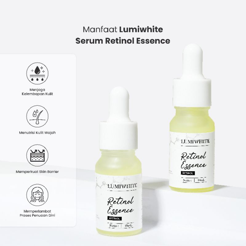Lumiwhite Retinol Essence Serum / Lumiwhite Skincare Serum Pemutih Wajah