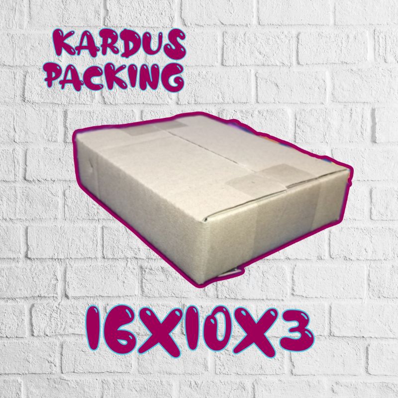 

kardus packing UK 16x10x3 Kardus kecil kardus besar