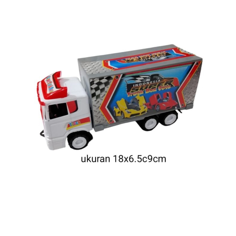 BYBO 485 mainan anak mobil mobilan truk box kontainer kecil