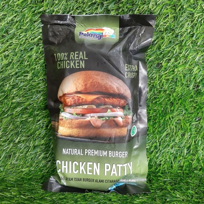 

Burger chicken crispy pelangi 4pcs