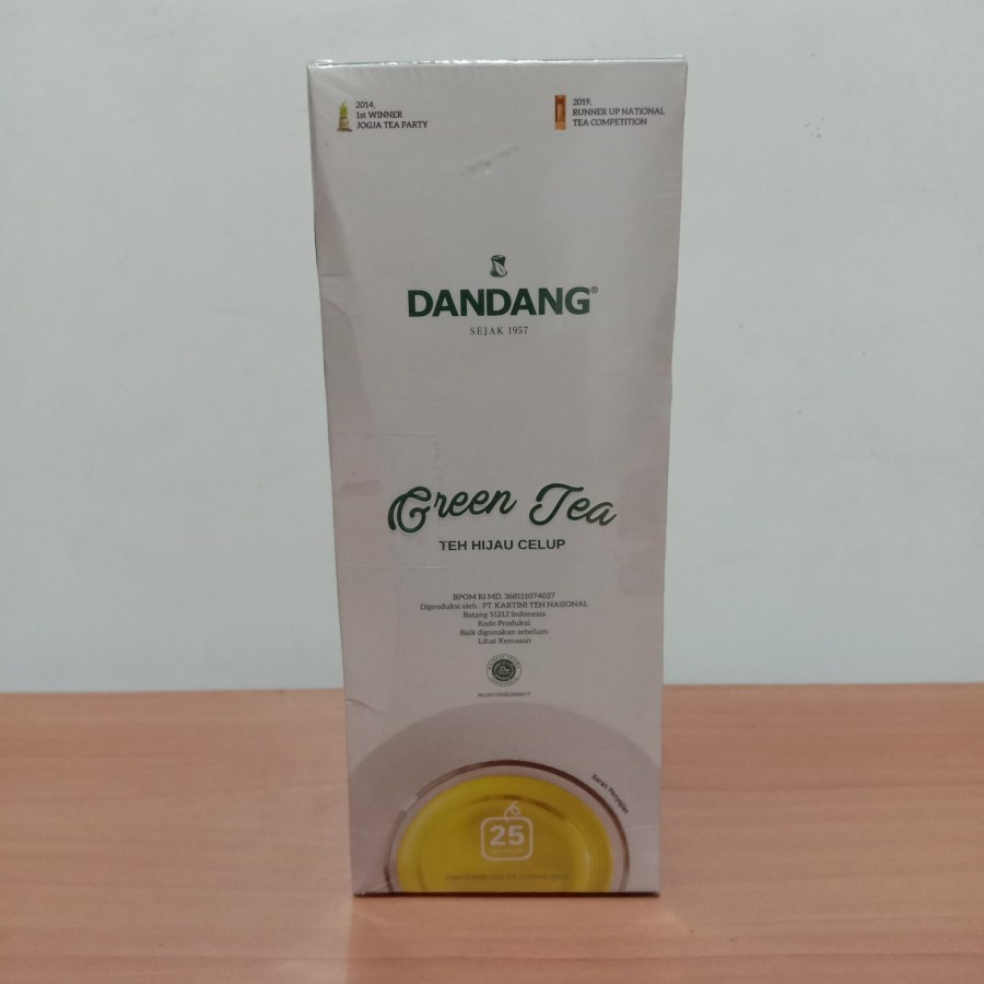 

Dandang Green Tea 25bag Teh Hijau Celup 50gr Asli Pure Green 100%