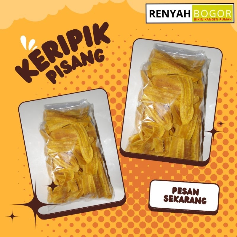 

RENYAH BOGOR | Keripik Pisang / Camilan / Produk Olahan Rumah / Bikin Kangen Rumah