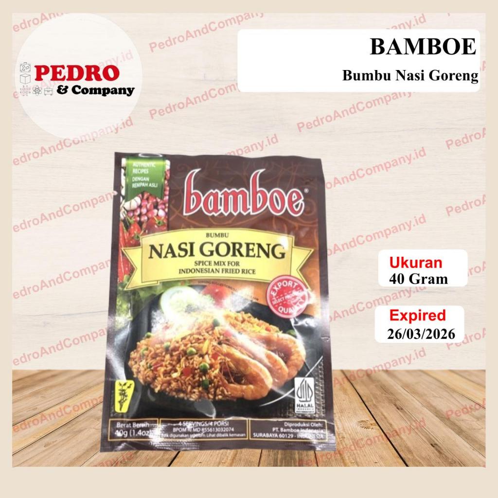 

Bamboe bumbu nasi goreng 40 gram - indonesian fried rice instant spice