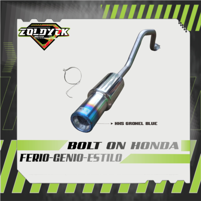 KNALPOT RACING HONDA FERIO - GENIO - ESTILO