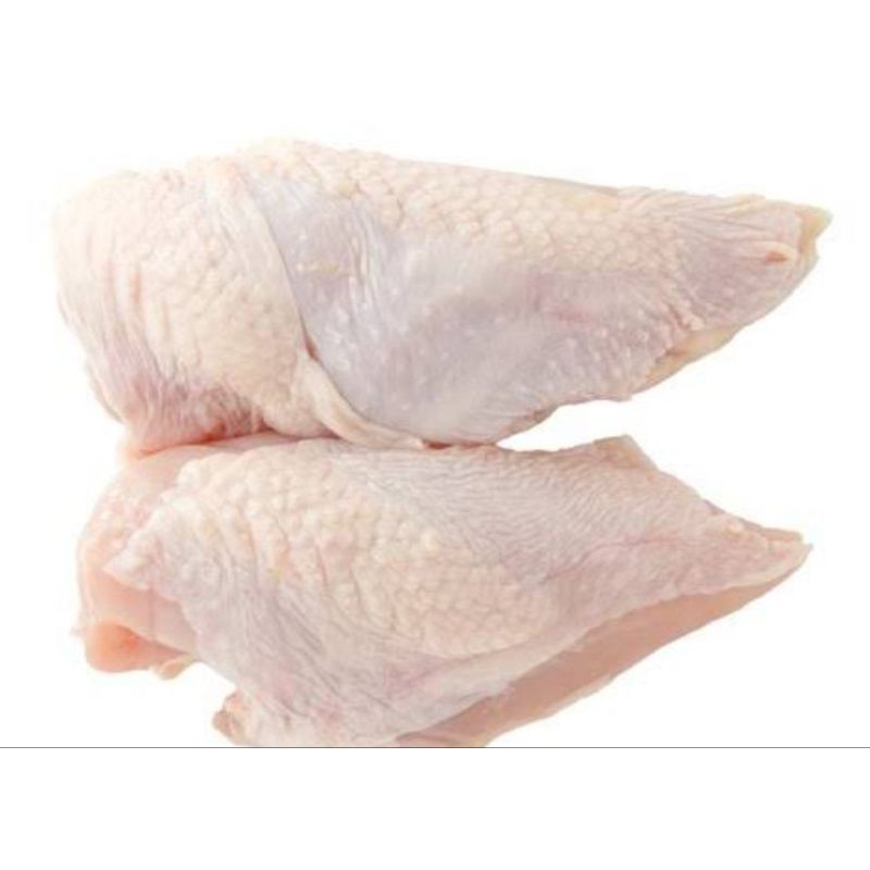 

Ayam Segar Dada Fillet dengan kulit dan tulang 250gr KIRIM INSTAN