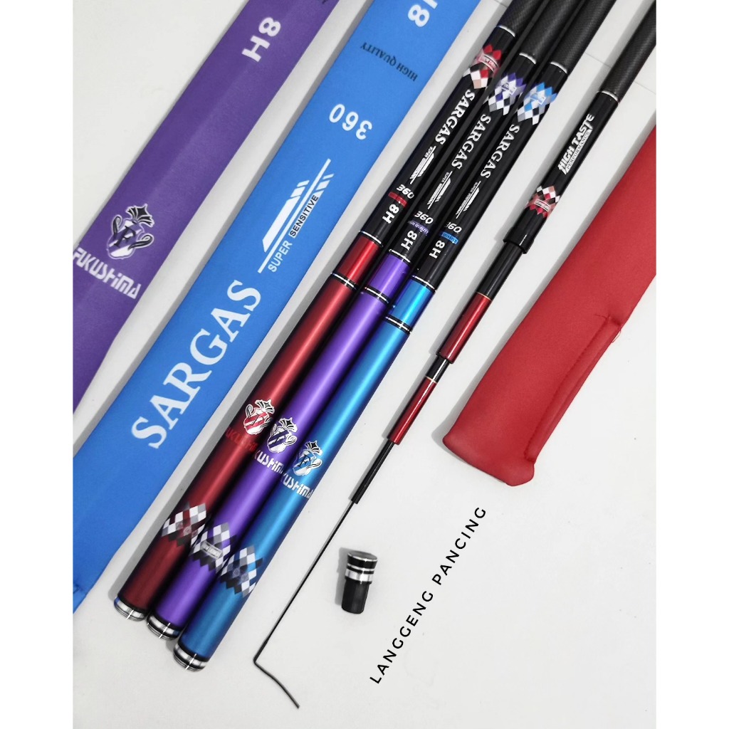 Joran Tegek Fukushima Sargas 8H ujung carbon solid