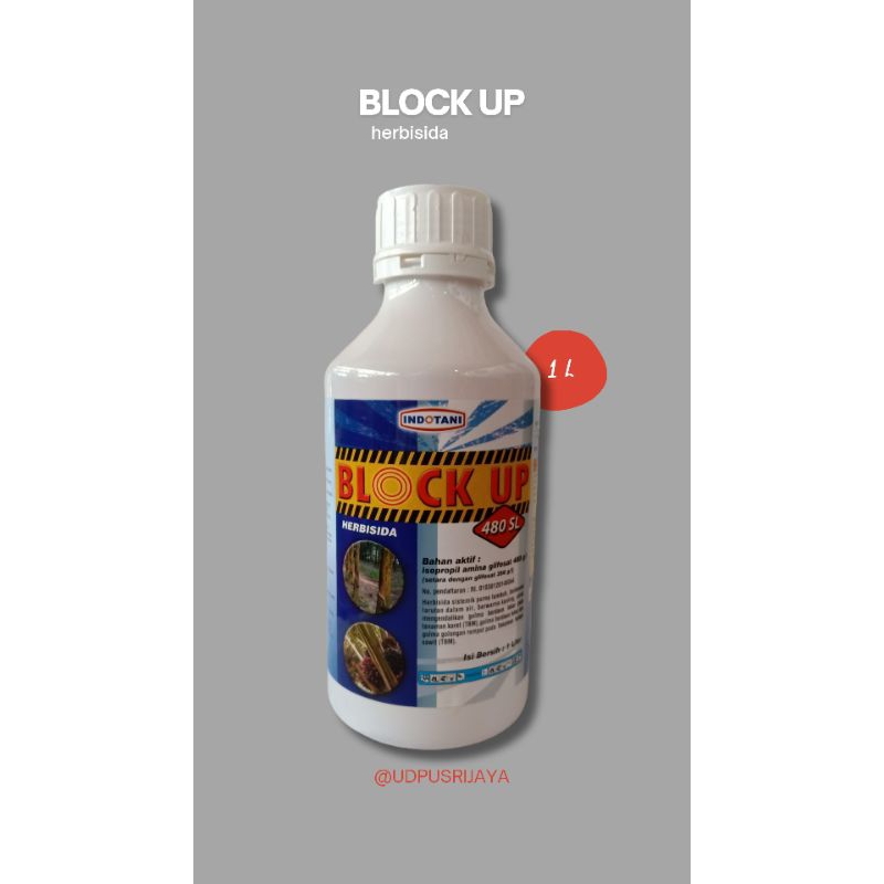 Block Up Herbisida 480SL kemasan 1liter