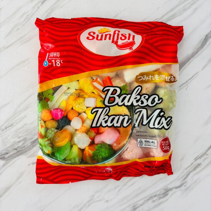 

Sunfish Bakso Ikan Mix 500gr