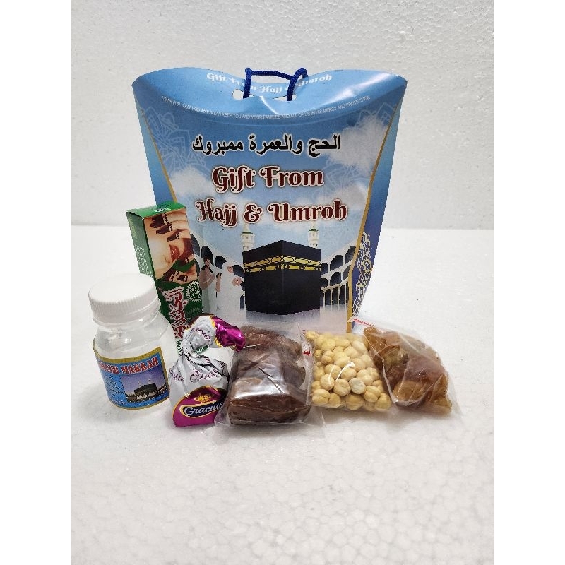 

Paket oleh oleh haji dan umroh 25pcs plus hena kuku