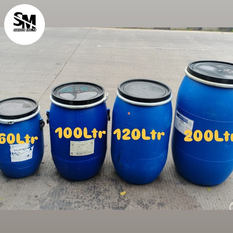 Tong Sampah Besar/Drum Plastik/Tong Air/Tong Bekas 100 Liter