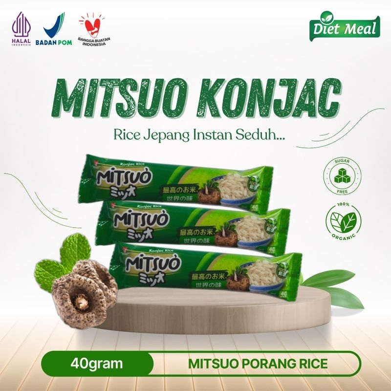 

Beras Porang shirataki MITSUO Sacet 40gram