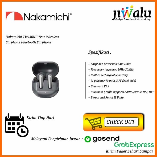 Nakamichi TW130NC True Wireless Earphone Bluetooth Earphone