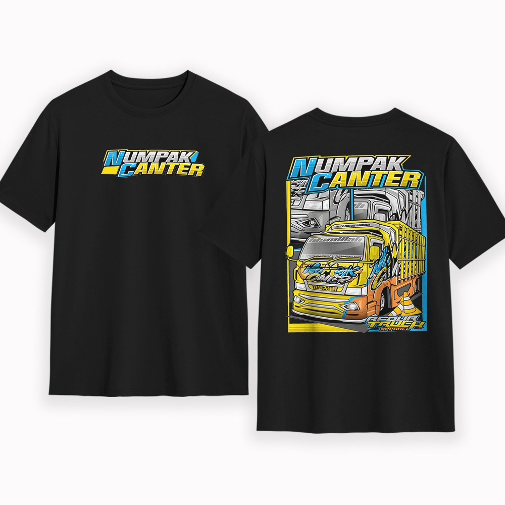 KAOS NUMPAK CANTER - KAOS TRUCK KAOS PRIA DEWASA ATASAN TERBARU NUMPAK CANTER 2