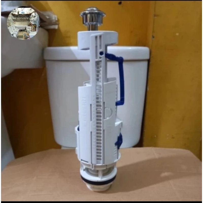 Sparepart Alat Tengah Closet Toto+tombol Single Flush