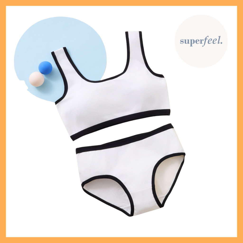 SFL SATU 1 SET PAKAIAN DALAM ANAK BAHAN KATUN ADEM MENYERAP KERINGAT COTTON MINISET CELANA DALAM MIN