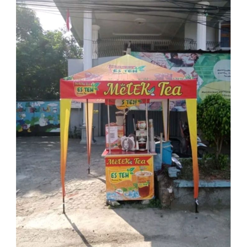 JUAL TENDA FULL BRANDING 2X2 BONGKAR PASANG