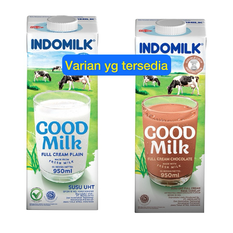 

INDOMILK Susu UHT 950 ml