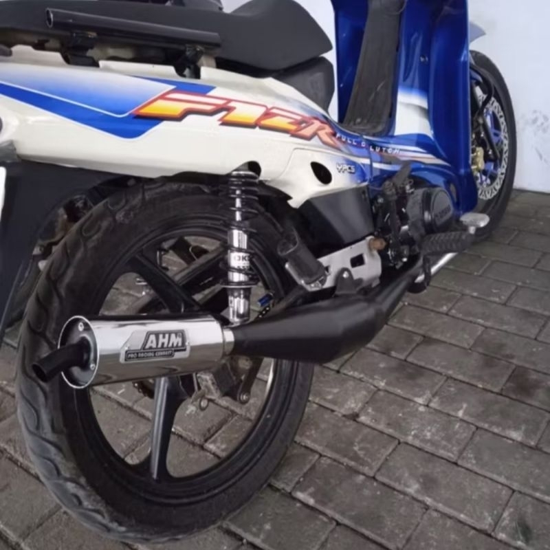 Knalpot Yamaha Fiz Force1 Fizr AHM Garing Kemrincing