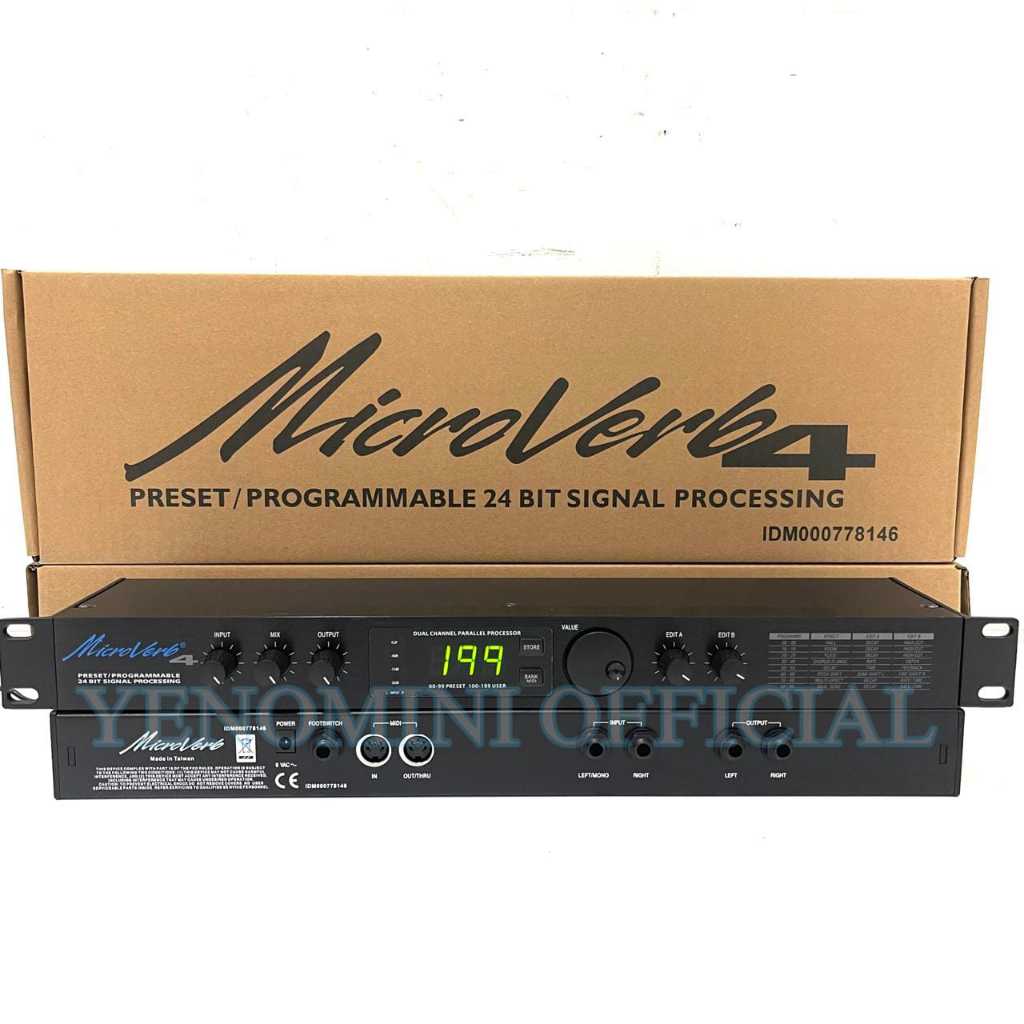 Effect Vocal Alesis Microverb 4 TAIWAN Made in TAIWAN  Original asli Made TAIWAN