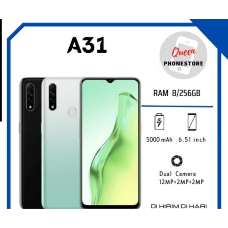 Smarthphone Oppo A31 RAM 8/256 GB FULLSET NEW 4G LTE