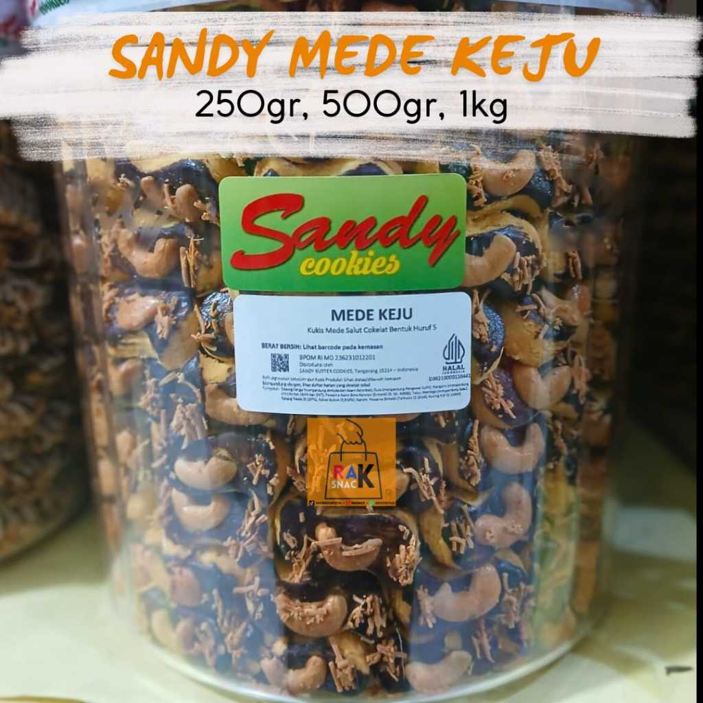 

SANDY ANEKA KUE KERING COKLAT & KACANG MEDE KEMASAN MIKA | 250 GRAM | 500 GRAM | 1 KG