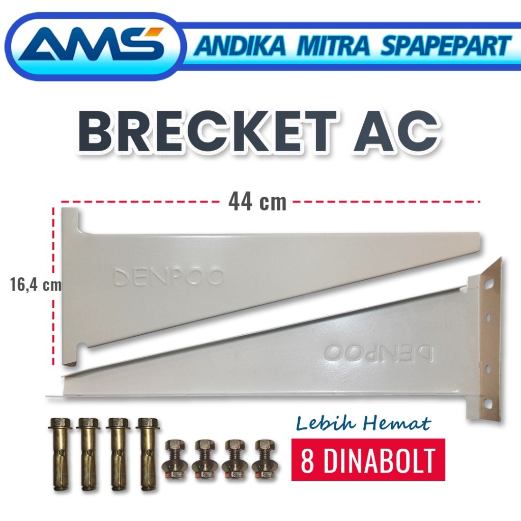 Bracket AC Denpoo Outdoor 1/2 PK, 3/4 PK sampai 1 PK / Dudukan AC Outdoor Tebal Merk Denpoo