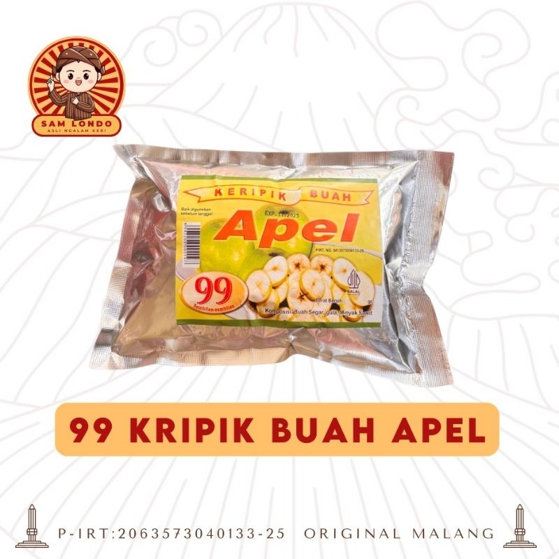 

99 PREMIUM Kripik Buah Aneka Rasa (100g)