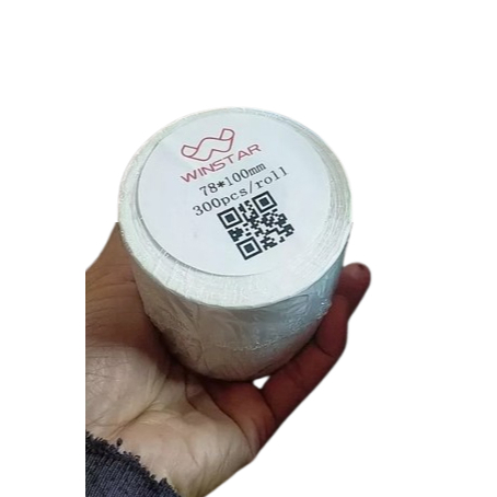 

Kertas Resi Label Sticker Thermal Barcode 78x100 mm Isi 300 pcs WINSTAR