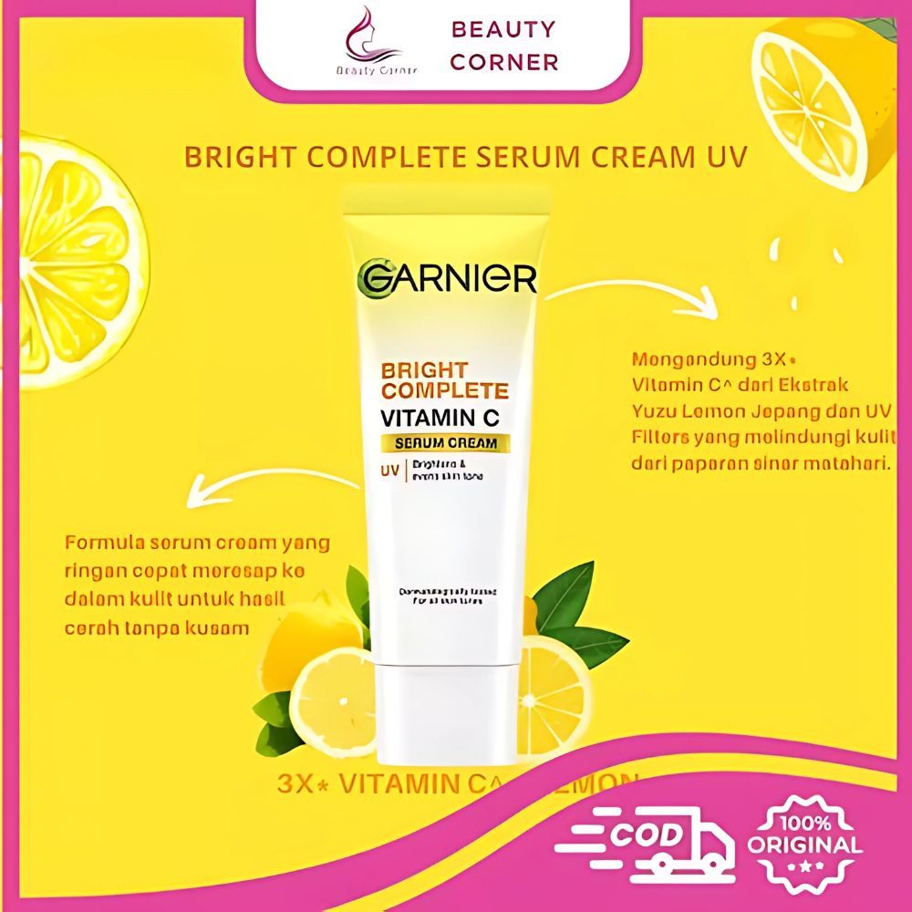 Garnier Bright Complete Vitamin C Serum Cream UV