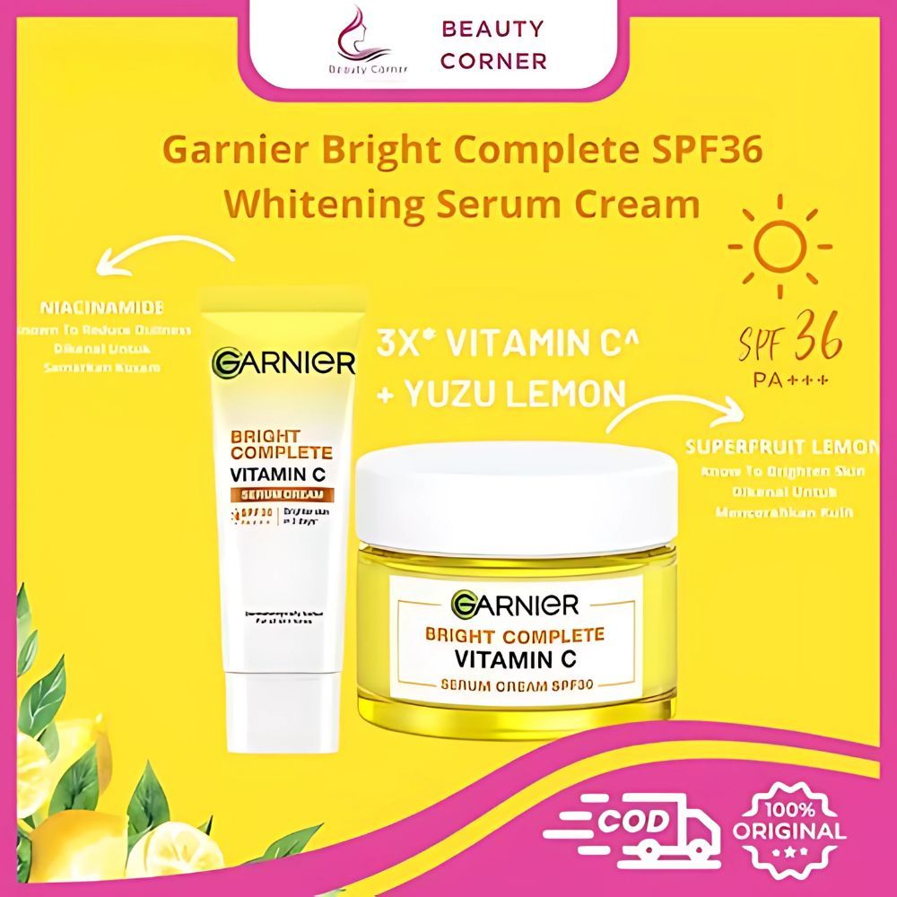Garnier Bright Complete SPF 36 White Yuzu Speed Whitening Serum Cream