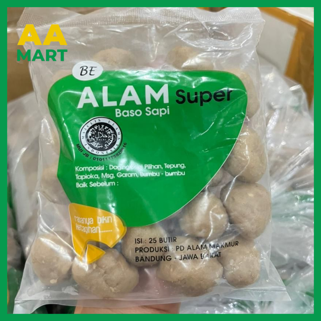 

Baso Alam Super Baso Sapi Ayam ISI 25 PCS