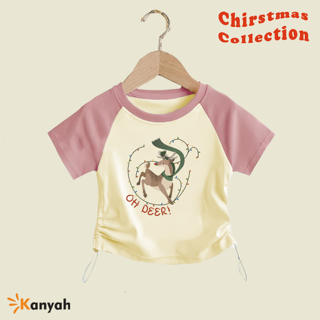 Kaos anak perempuan natal baju anak natalan christmas collection