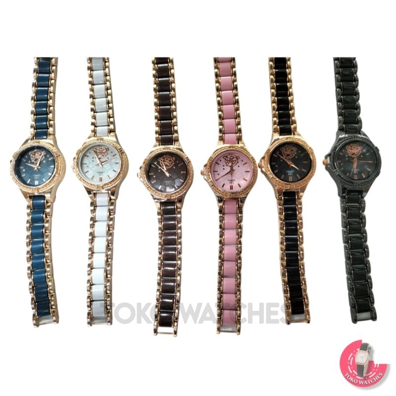 TOKO WATCHES - JAM TANGAN WANITA RANTAI MODEL KLASIK SEDERHANA ELEGAN