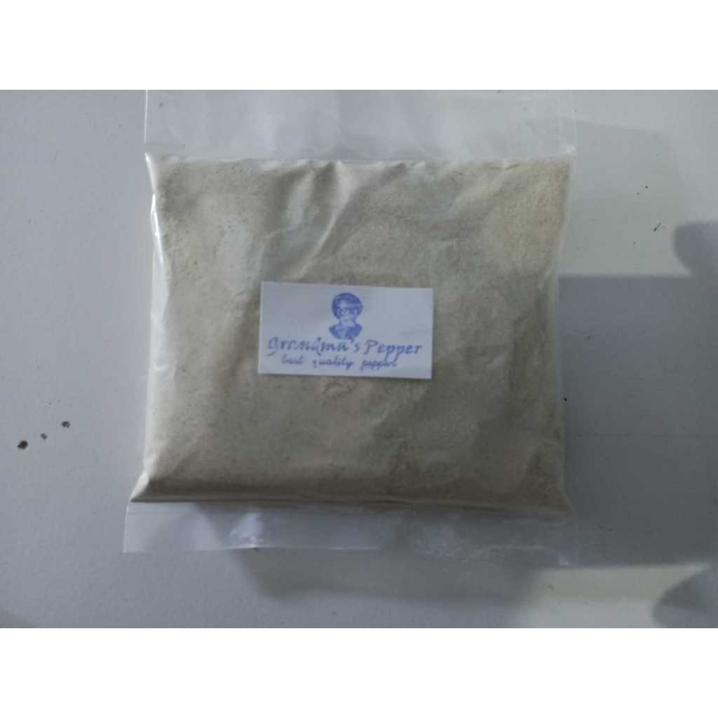 

Lada putih bubuk berkualitas kemasan 1 ons (100 g)