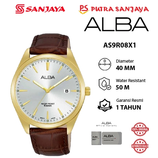 Jam Tangan ALBA AS9R05 // AS9R03 / AS9R03X1 // AS9R06 / AS9R06X1 // AS9R08 / AS9R08X1 Original Garan