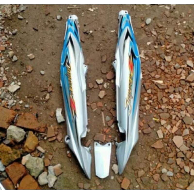 COVER BODY JUPITER Z NEW BURHAN ALL VARIAN SILVER BIRU