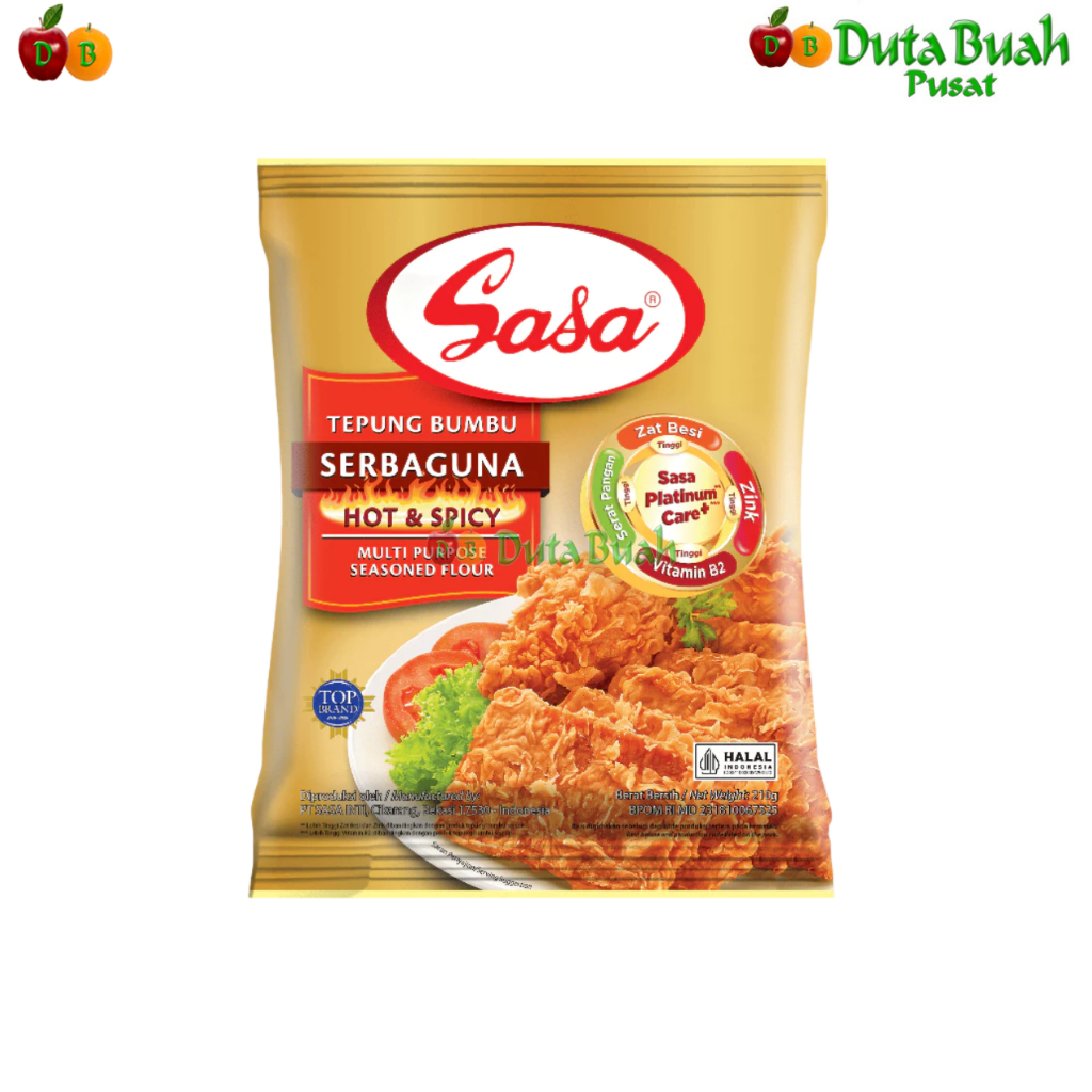 

DUTA BUAH Sasa Tepung Bumbu Pedas 210g