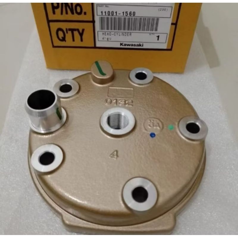 HEAD CYLINDER BLOCK BLOK NINJA 150 R RR SS GOLD 11001-1560 ORIGINAL