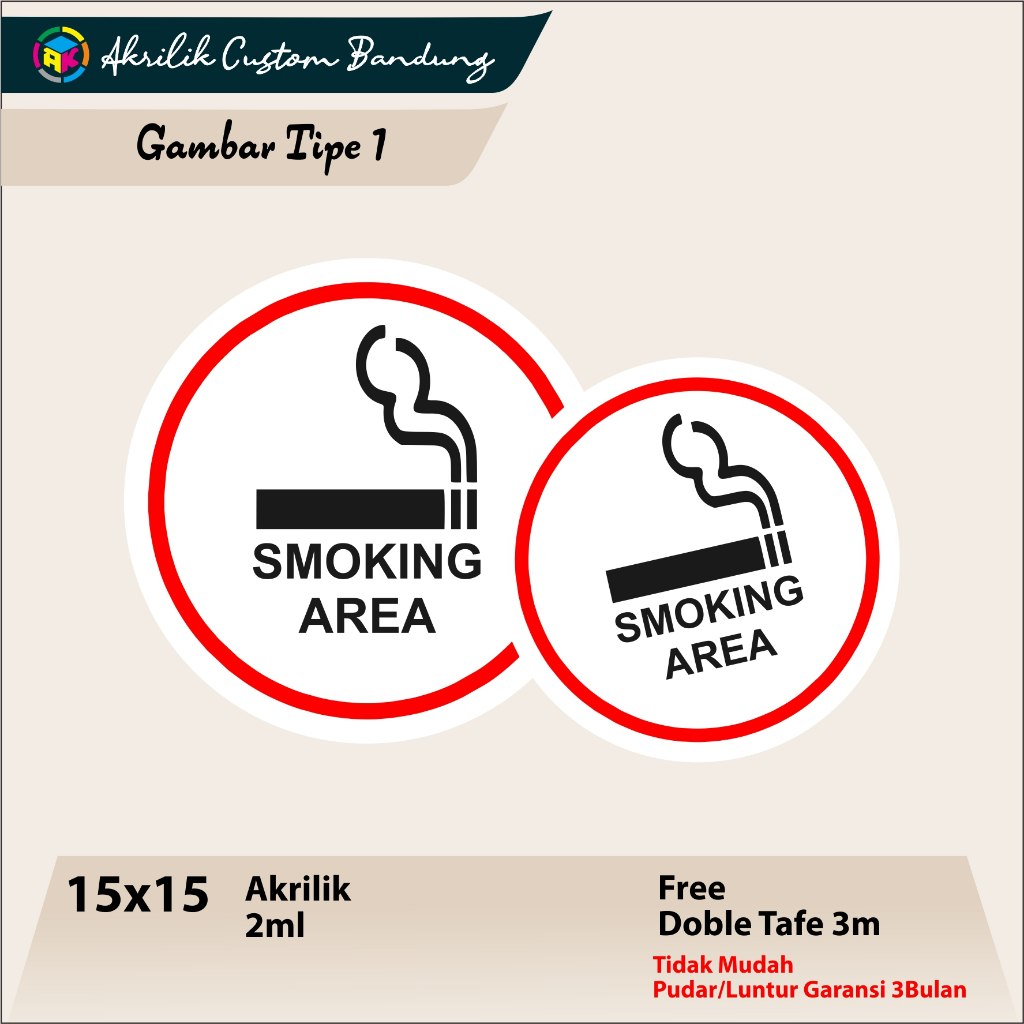 

AKRILIK SMOKING AREA TIPE 1 ACRYLIC SIGNAGE