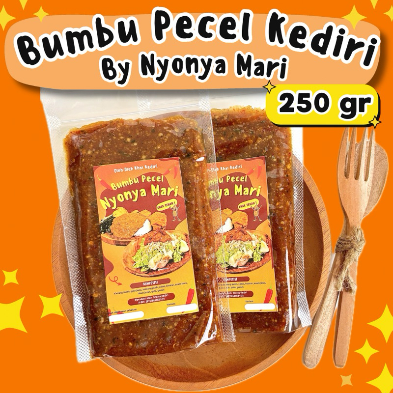 

SAMBEL PECEL KEDIRI NYONYA MARI 250GR