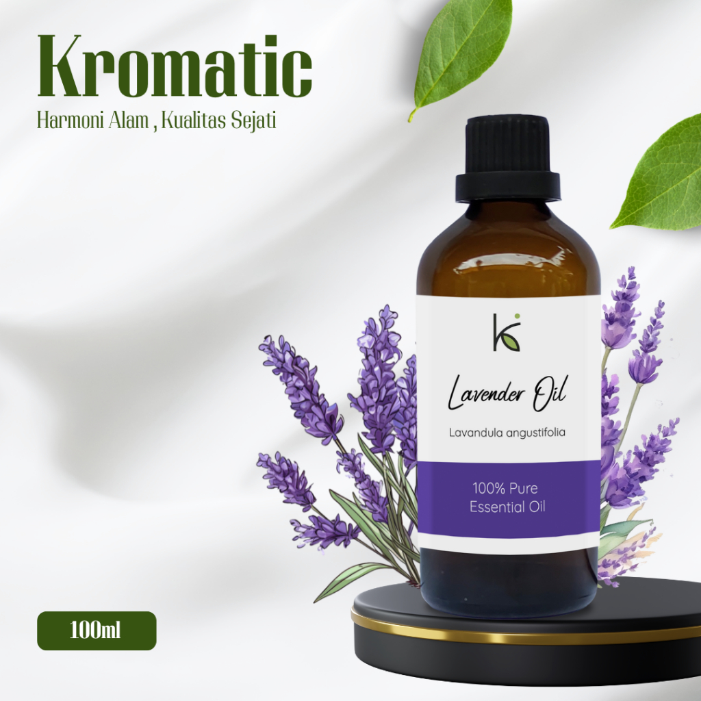 Minyak Bunga Lavender 100ml - Lavender Essential Oil Aromaterapi