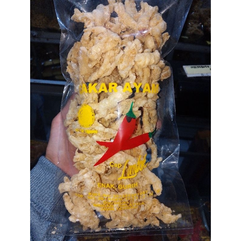 

kerupuk ceker ayam tanpa tulang 160gr Cap LOMBOK asli Salatiga