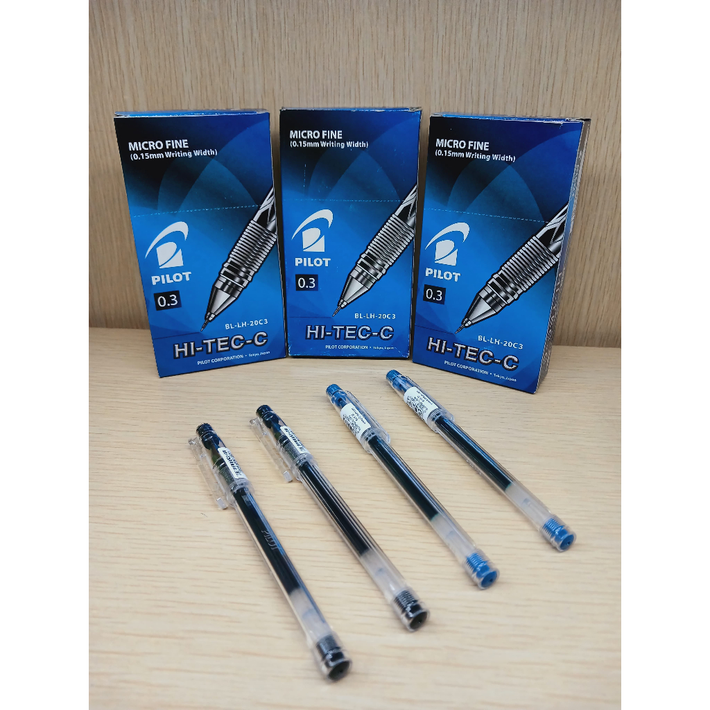 

Pulpen Hitech Pilot 0.3 MM Hitam Dan Biru 1 Pcs - Stationery