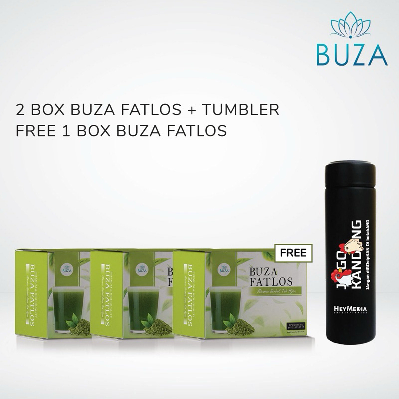 

2 Box Buza Fatlos + 1 Tumbler + FREE 1 Box Buza Fatlos