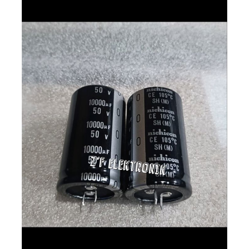 ELCO NICHICON HITAM 10000UF 50VOL ORI . 1X