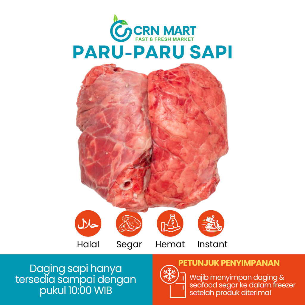 

CRN MART - Paru Sapi/Paru-Paru Sapi Segar/Paru Sapi Fresh