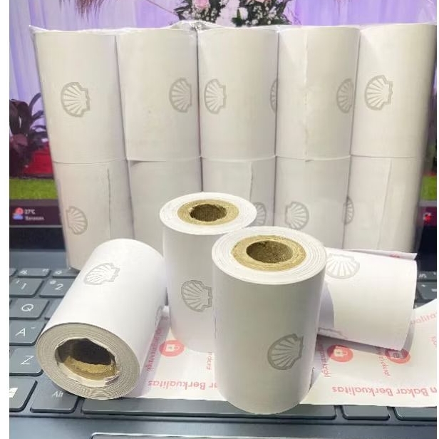 

Kertas Thermal Logo Shell 57x40mm Paket 10 Roll